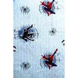 SPIDER-MAN 3 Twin Size Flat Sheet Cotton Blend 2007 Columbia Fabric Crafts 18389